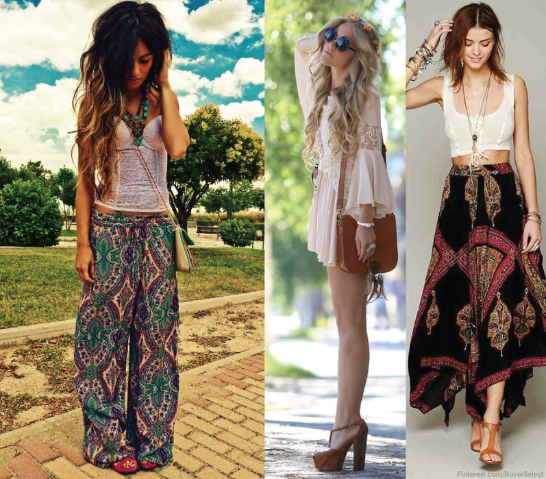 roupas hippie femininas